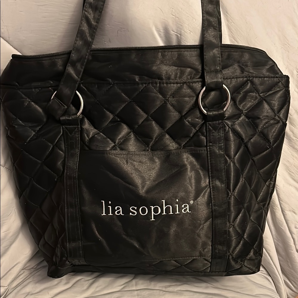 Lia Sophia Black Quilted Women's Bag
